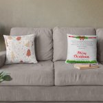 delightful 3-pack of personalized white satin cushion covers - PrintedGiftHouse