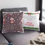delightful 3-pack of personalized white satin cushion covers - PrintedGiftHouse