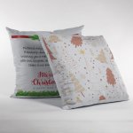 delightful 3-pack of personalized white satin cushion covers - PrintedGiftHouse