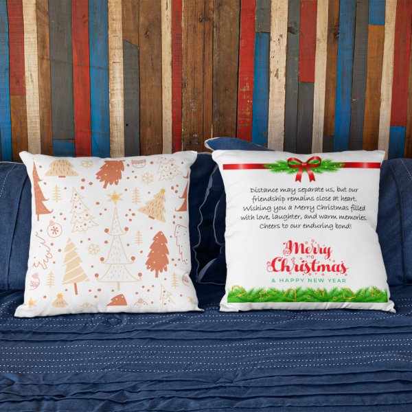 delightful 3-pack of personalized white satin cushion covers - PrintedGiftHouse