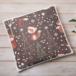 delightful 3-pack of personalized white satin cushion covers - PrintedGiftHouse
