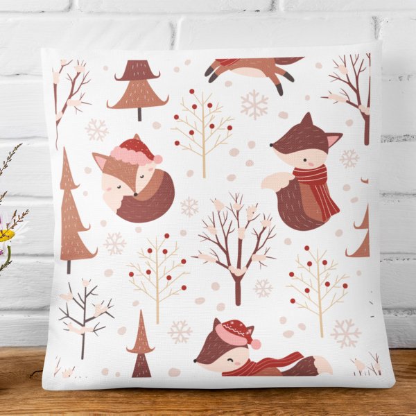 delightful 3-pack of personalized white satin cushion covers - PrintedGiftHouse