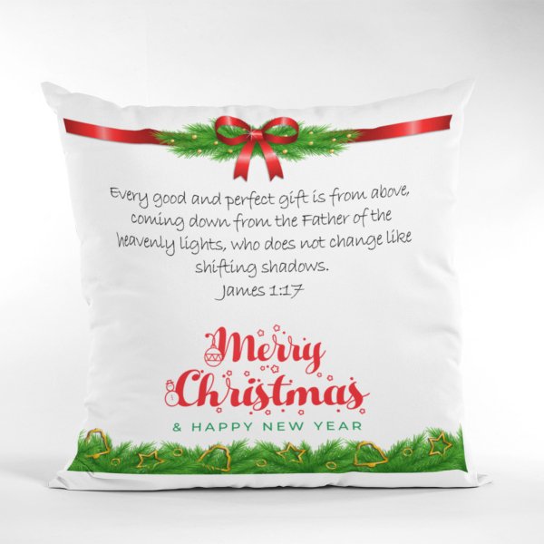 delightful 3-pack of personalized white satin cushion covers - PrintedGiftHouse