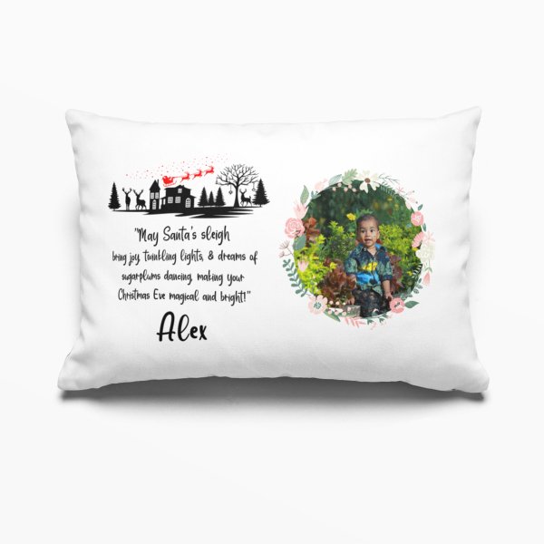 personalized baby pllow case Chrismas-printedgifthouse