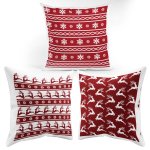 unique and delightful 3-pack of personalized white satin cushion covers