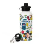 Aluminum White Water Bottles