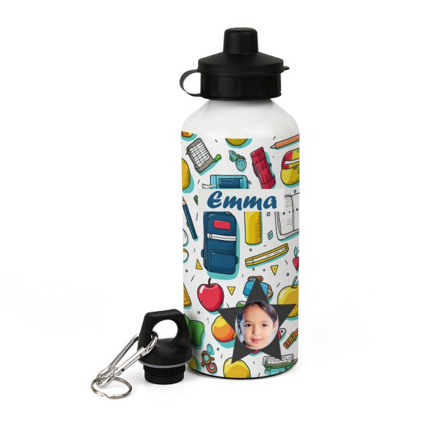 Aluminum White Water Bottles