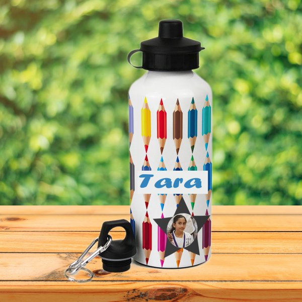 Aluminum White Water Bottles