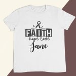 Breast cancer aware t shirt - printedgifthouse