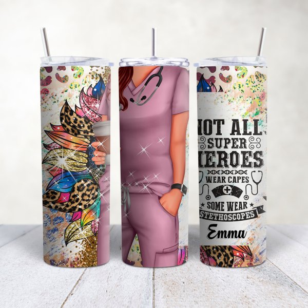 Nurse Hero tumbler - printedgifthouse