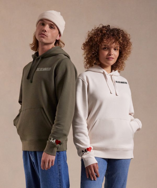 Personalised Roman Numeral Printed Hoodies