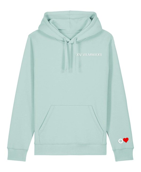 Personalised Roman Numeral Printed Hoodies
