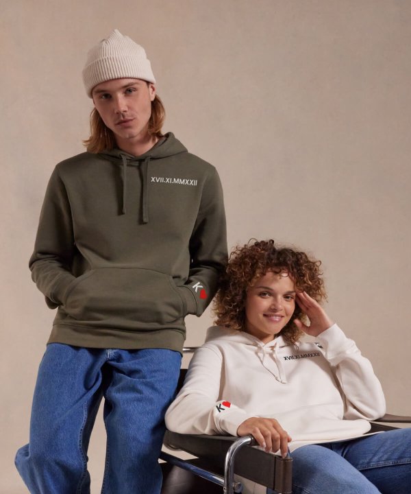 Personalised Roman Numeral Printed Hoodies