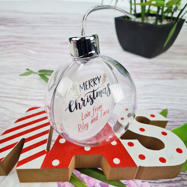 Personalized Picture Printed Baubles