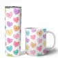 Valentine Heart Tumbler and Mug