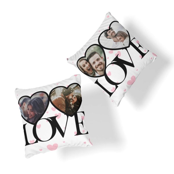 Romantic valentine cushion cover