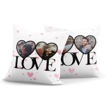 Romantic valentine cushion cover