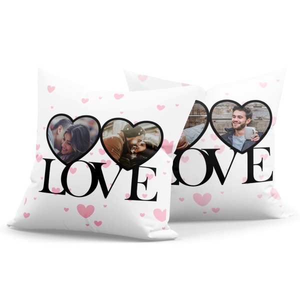 Romantic valentine cushion cover