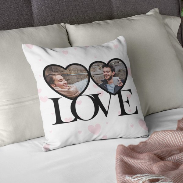Romantic valentine cushion cover