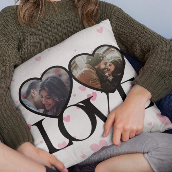 Romantic valentine cushion cover