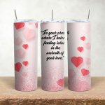 Heart pink tumbler