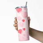 Heart pink tumbler