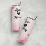 Heart pink tumbler