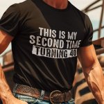 turning 80 t shirt