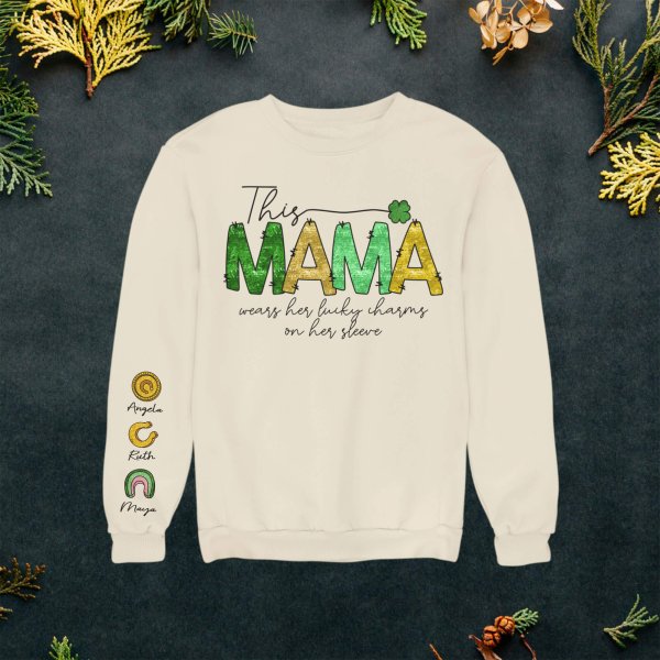 Moms lucky Charms jumper