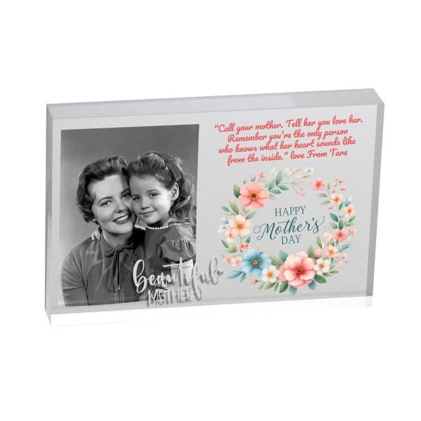 Mothers day acrylic block
