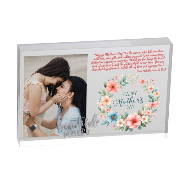Mothers day acrylic block