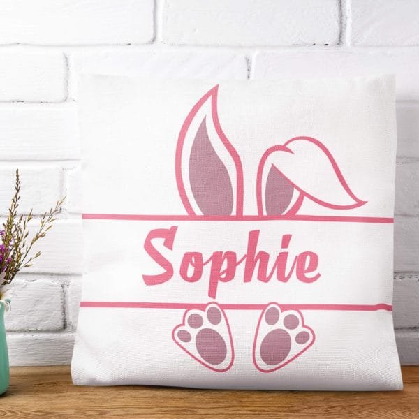 bunny cushion cover