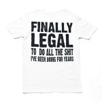 21st birthday funny quote t shirt