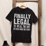 21st birthday funny quote t shirt
