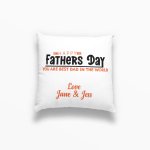 Dad photo collage cushion cover - printedgifthouse