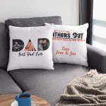 Dad photo collage cushion cover - printedgifthouse