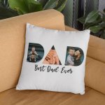 Dad photo collage cushion cover - printedgifthouse