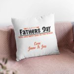 Dad photo collage cushion cover - printedgifthouse
