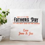 Dad photo collage cushion cover - printedgifthouse