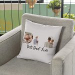 Dad photo collage cushion cover - printedgifthouse