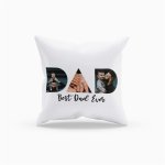 Dad photo collage cushion cover - printedgifthouse