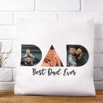 Dad photo collage cushion cover - printedgifthouse