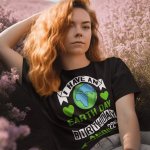Earth day black t shirt - printedgifthouse