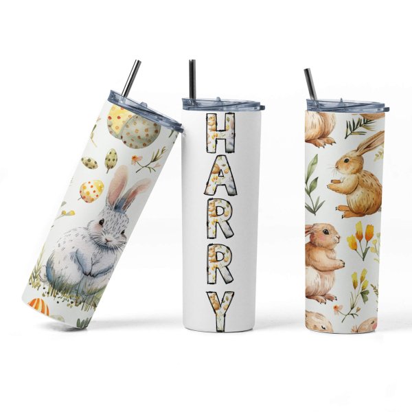 Easter bunny tumbler - printedgifthouse
