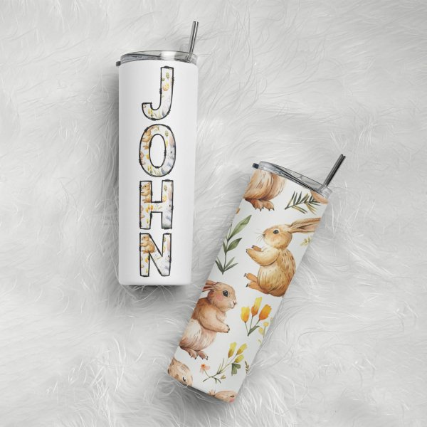 Easter bunny tumbler - printedgifthouse