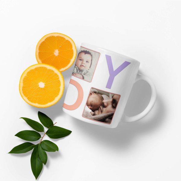Fathers day - daddy photo collage mug - printedgifthouse