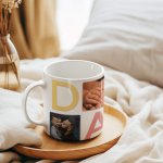 Fathers day - daddy photo collage mug - printedgifthouse