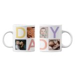 Fathers day - daddy photo collage mug - printedgifthouse