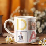Fathers day - daddy photo collage mug - printedgifthouse