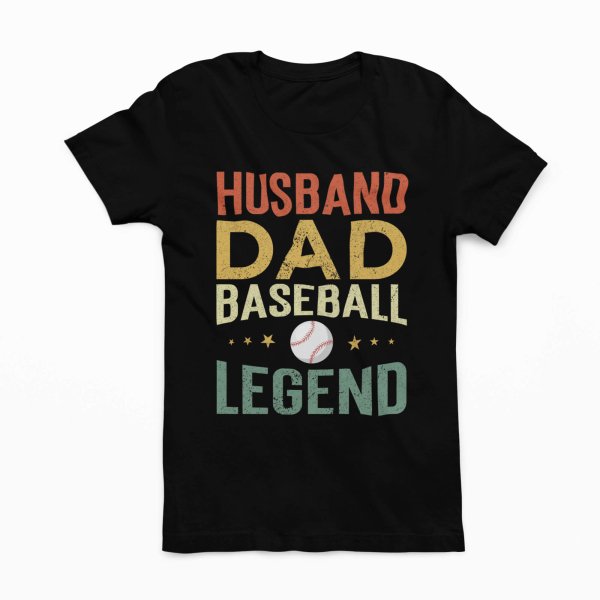 Fathers day sport dad black t shirt - printedgifthouse